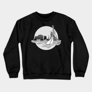 Retro WDW Logo Circle Crewneck Sweatshirt